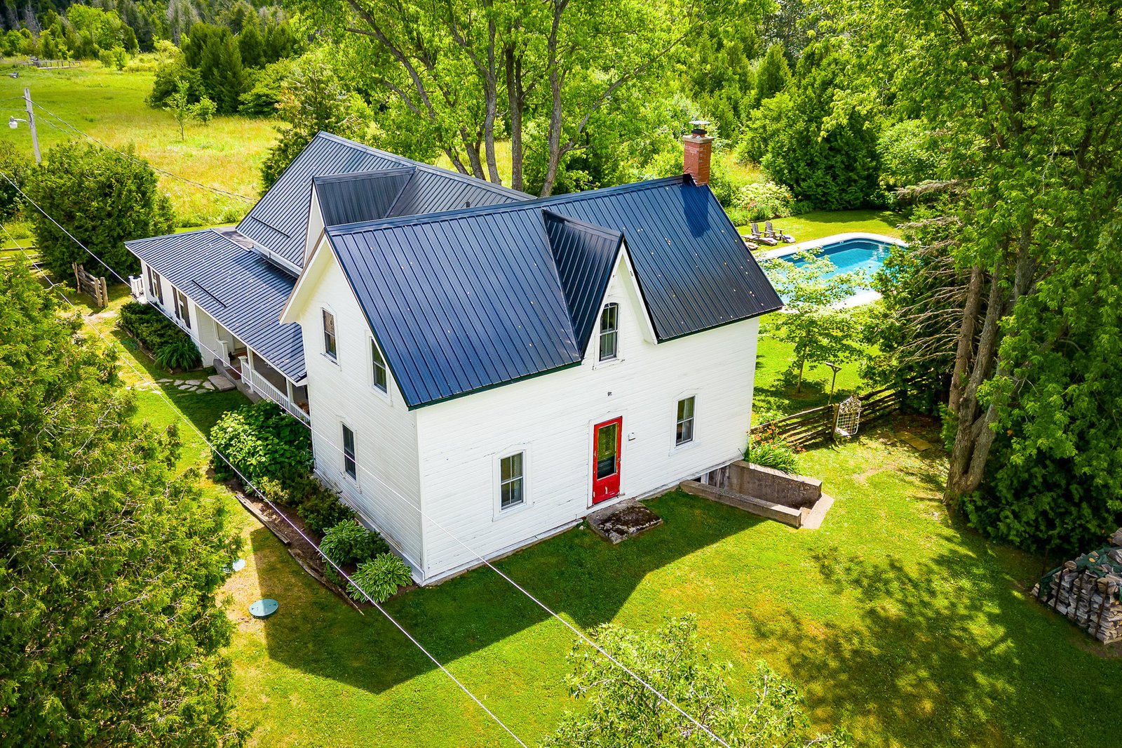 Property aerial overview